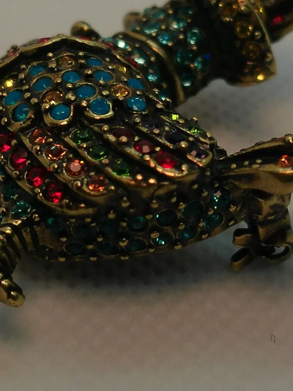 Brooch Heidi Daus Crystal FRENCH HEN Chicken Brooch
